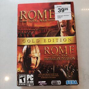 SEGA Rome Total War & Rome Total War Barbarian Invasion Gold Edition PC Game